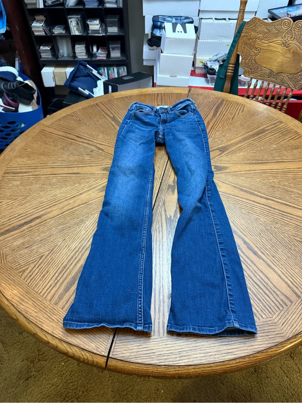 Women’s Blue Denim Flared Jeans